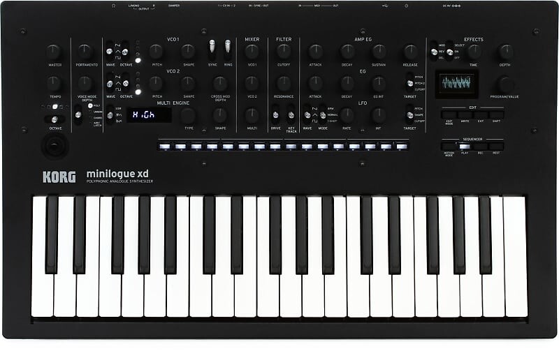 

Korg minilogue XD 4-голосный аналоговый синтезатор MINILOGUEXD