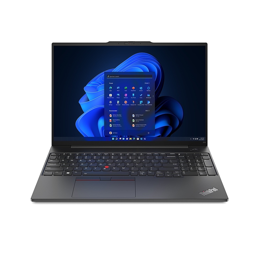 Ноутбук Lenovo ThinkPad E16 Gen 1, 16, 16 ГБ/512 ГБ, R7-7730U, AMD Radeon, черный, английская клавиатура ноутбук lenovo thinkpad t14 14 16 гб 512 гб amd r7 6850u amd radeon 680m чёрный английская клавиатура