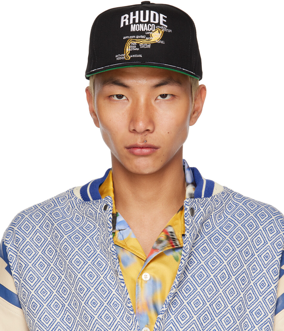 

Черная кепка Monaco Souvenir Rhude