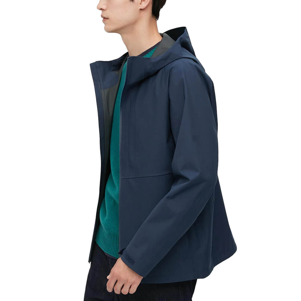 

Парка Uniqlo Blocktech 3D Cut, синий