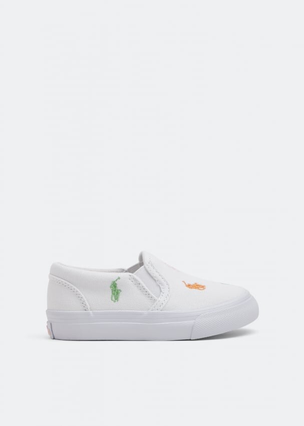 

Кроссовки POLO RALPH LAUREN Keaton slip-on sneakers , белый