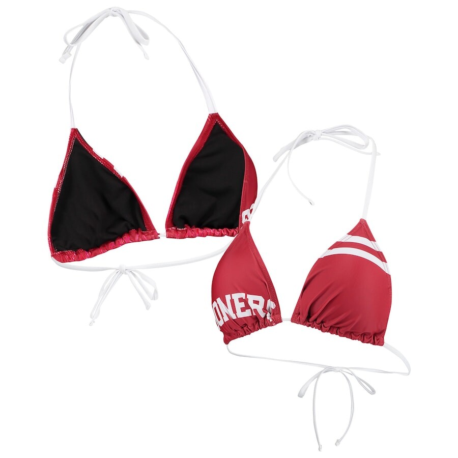 

Топ бикини FOCO Oklahoma Sooners, малиновый