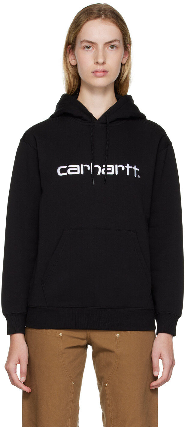 

Черный худи с вышивкой Carhartt Work In Progress