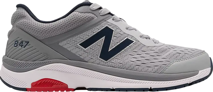 

Кроссовки New Balance 847v4 B Wide 'Silver Mink', серый