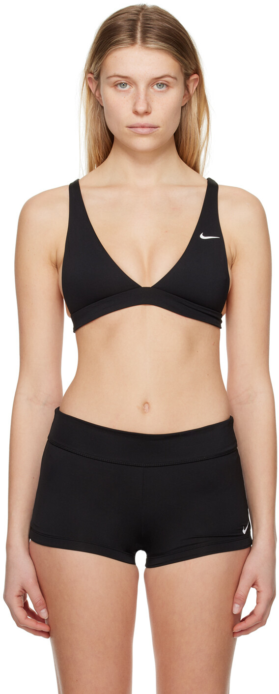 

Черный лиф бикини без косточек Essentials Nike