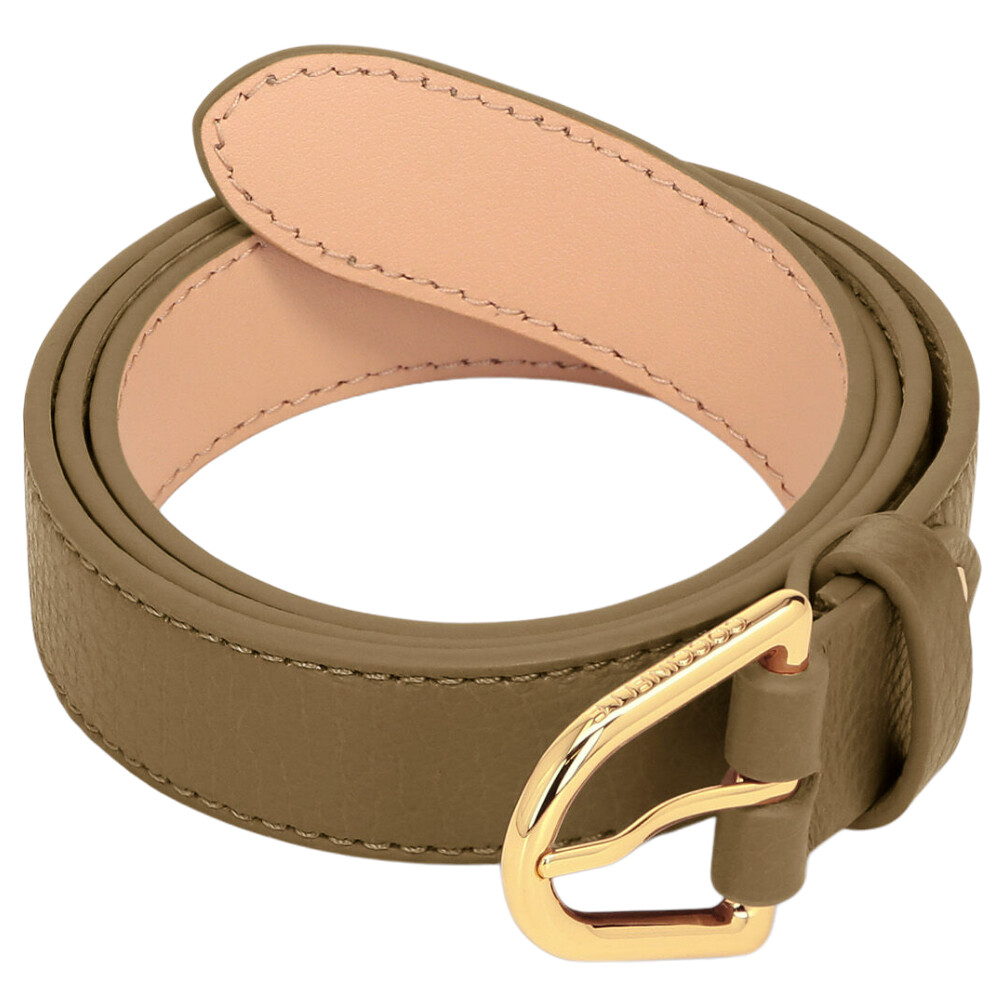 

Ремень Coccinelle Grained Leather Norma, коричнево-зеленый