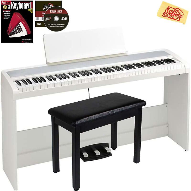 

Цифровое пианино Korg B2SP - белое с подставкой для мебели B2SPWH-COMBO-DLX