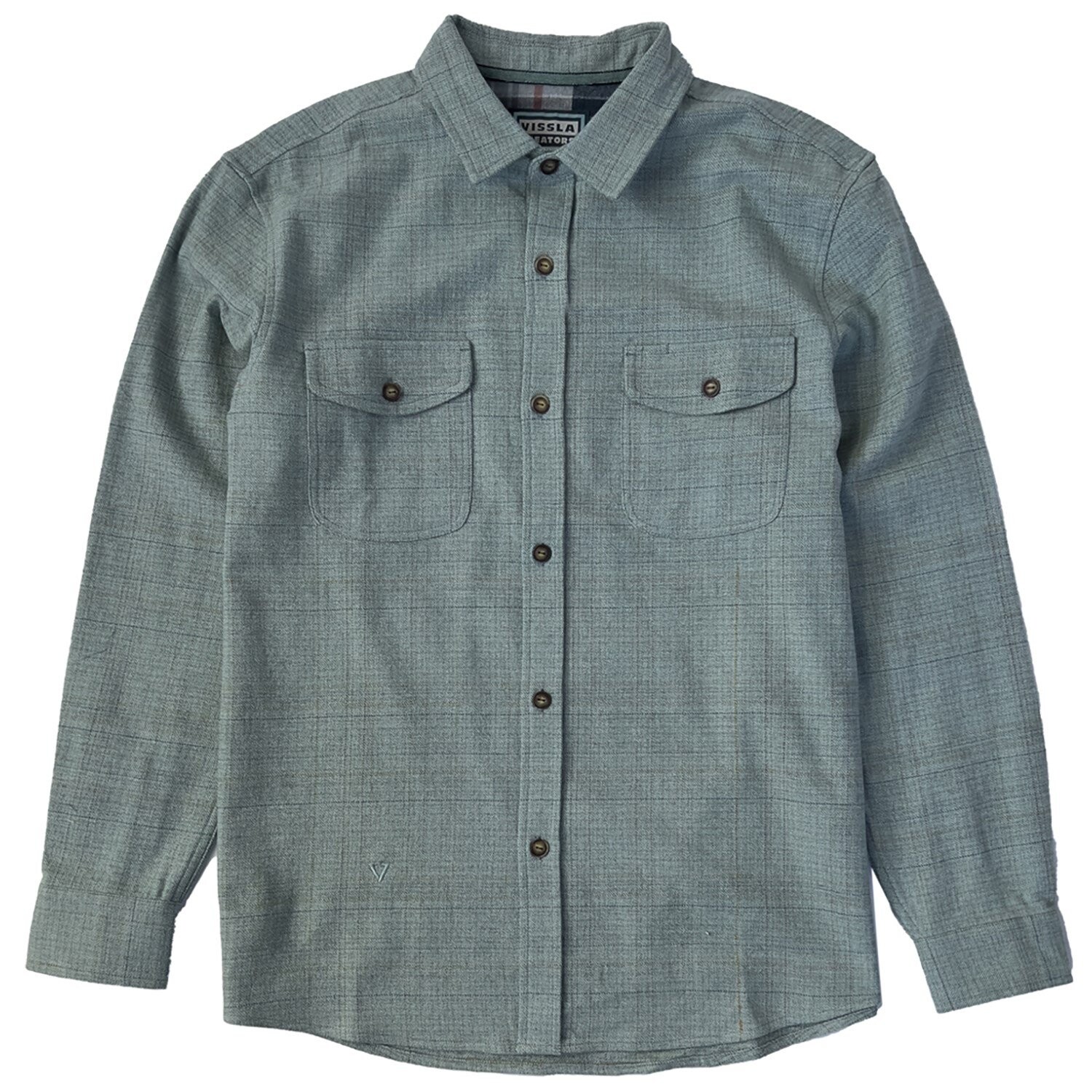 

Vissla Creator Norte Eco фланель с длинными рукавами, smokey jade