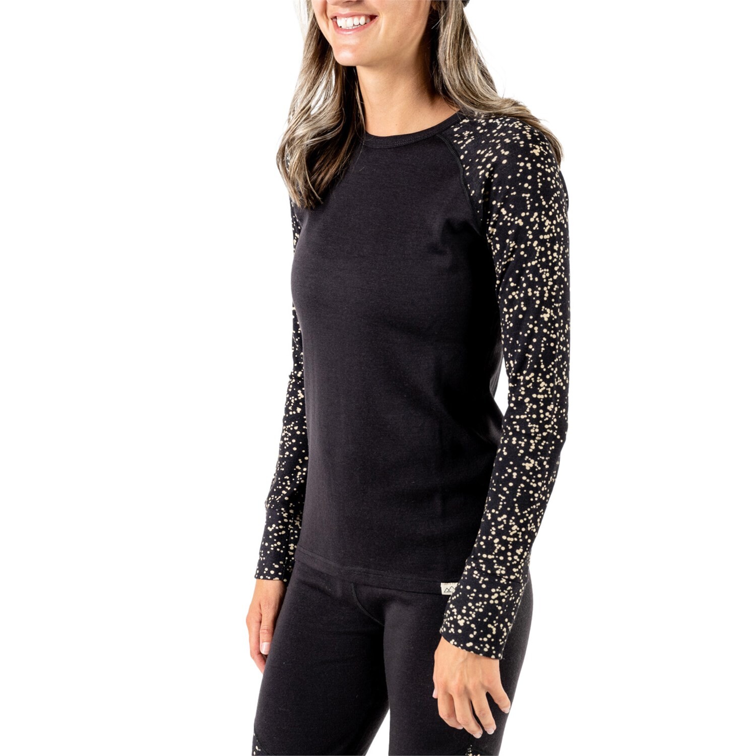 

Топ Wild Rye Evie Raglan женский, черный