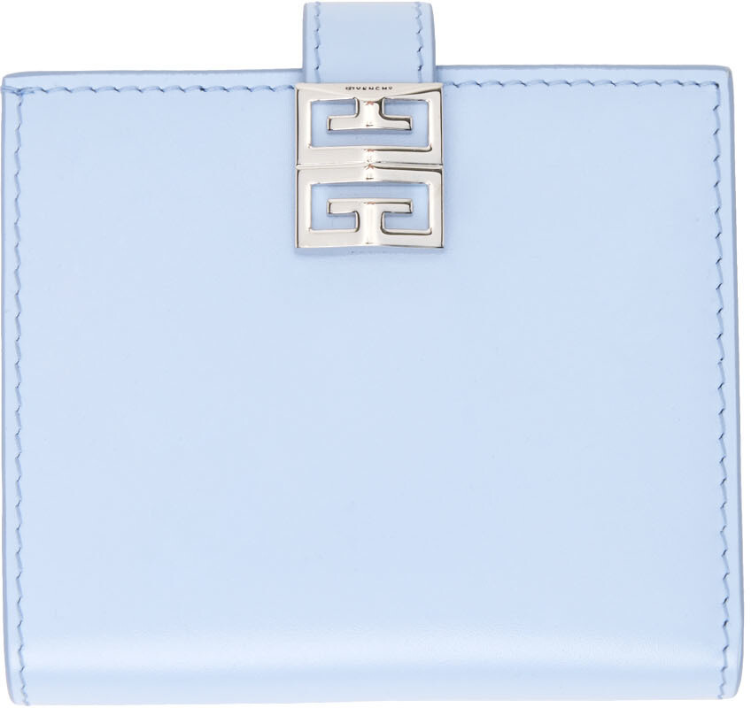 

Синий кошелек 4G из телячьей кожи Givenchy