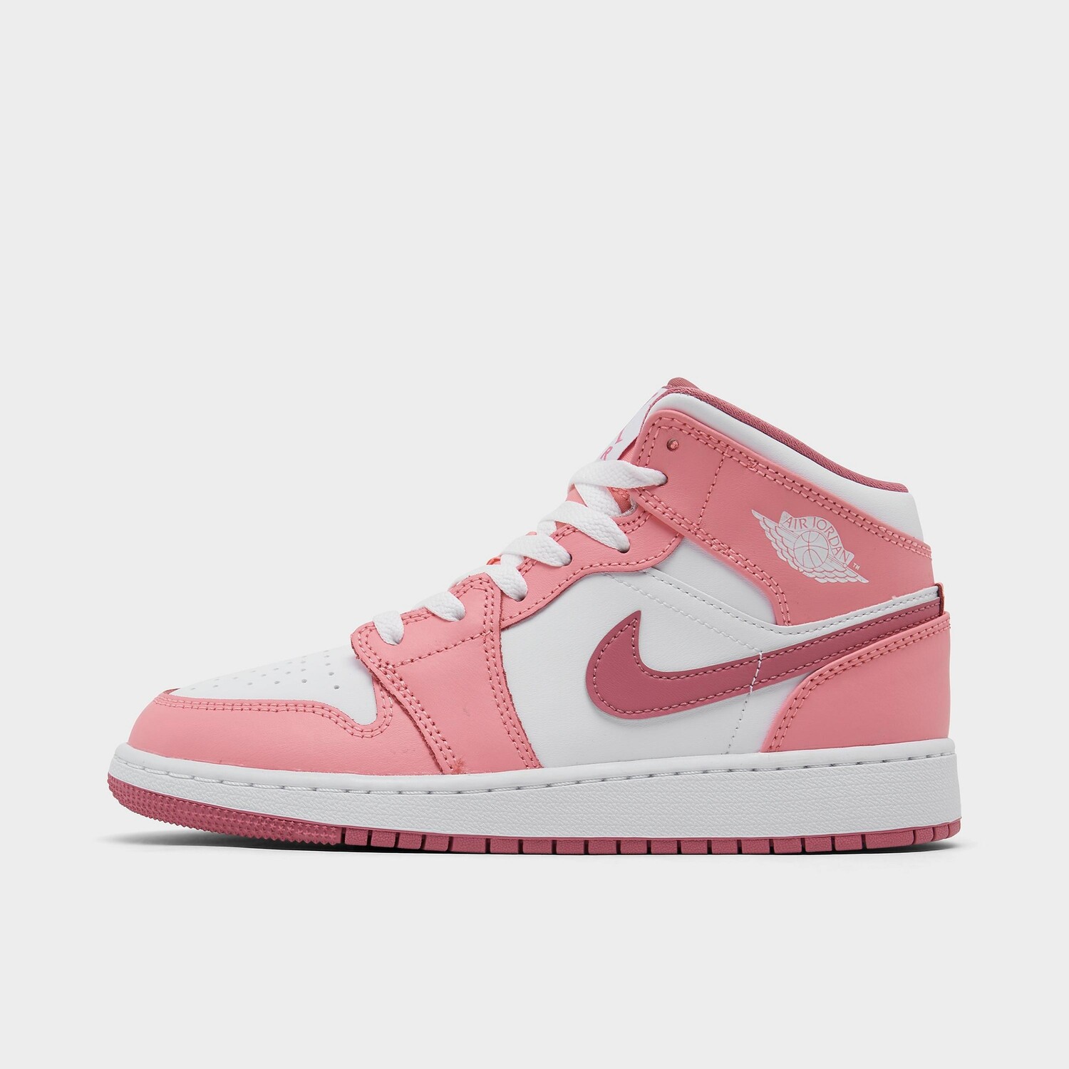

Повседневная обувь Air Jordan Retro 1 Mid для больших детей, розовый