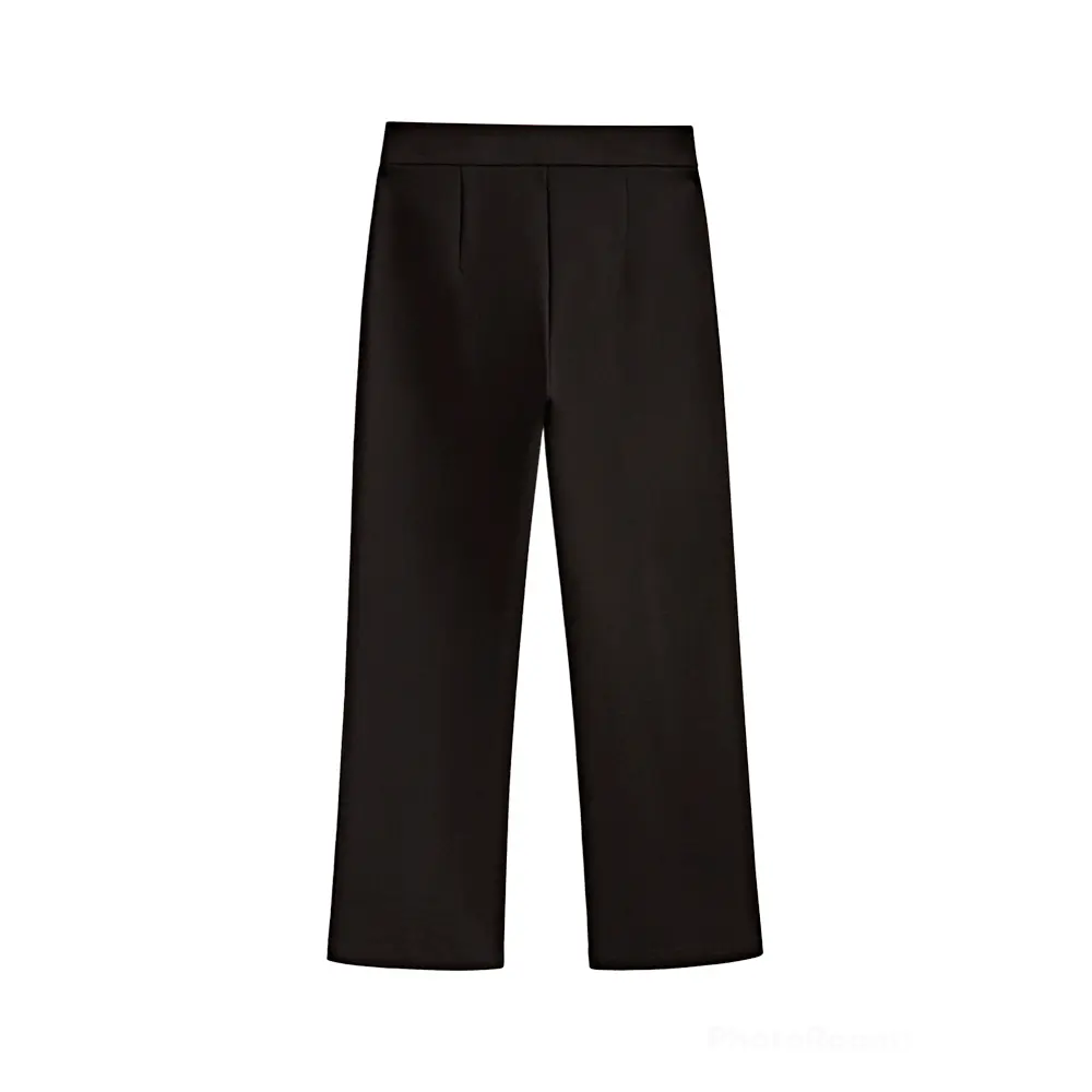 

Брюки Massimo Dutti Black Leggings With Central Seam, черный