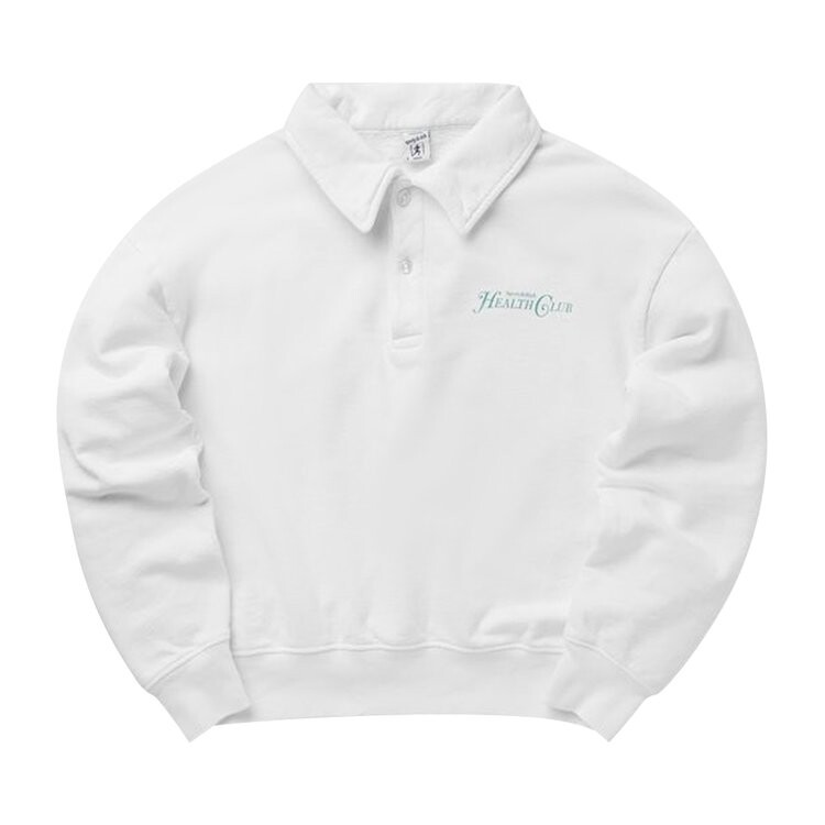 

Поло Sporty & Rich Rizzoli Polo 'White/Sage', белый