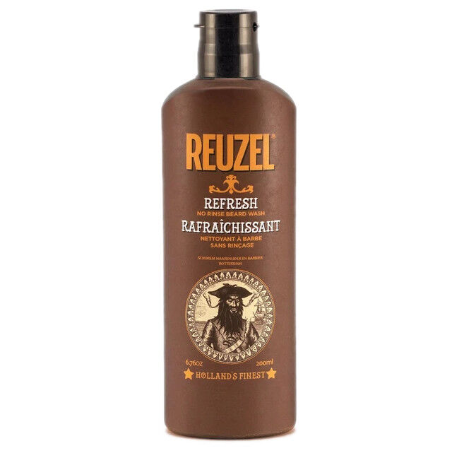 цена Reuzel Refresh No Rinse Beard Wash несмываемое очищающее средство для бороды, 200 мл