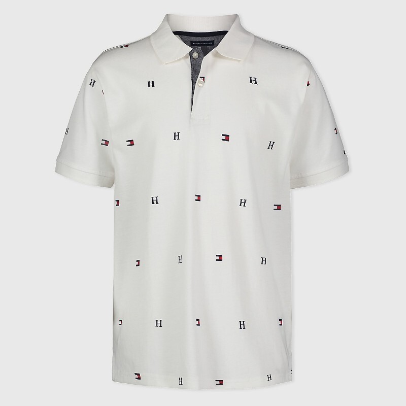 

Футболка-поло Tommy Hilfiger Little Kids' H Flag, белый