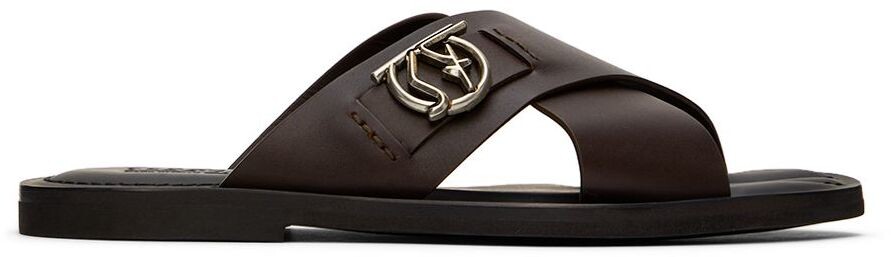 

Коричневые сандалии Logan Ferragamo