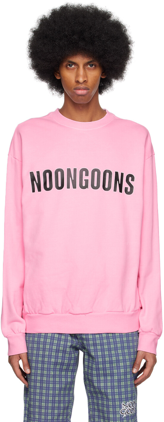

Розовый свитшот Spellout Noon Goons