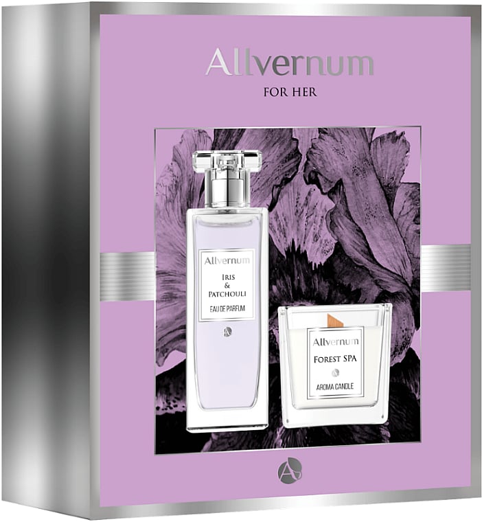 Парфюмерный набор Allvernum Iris & Patchouli, 2 предмета - фото