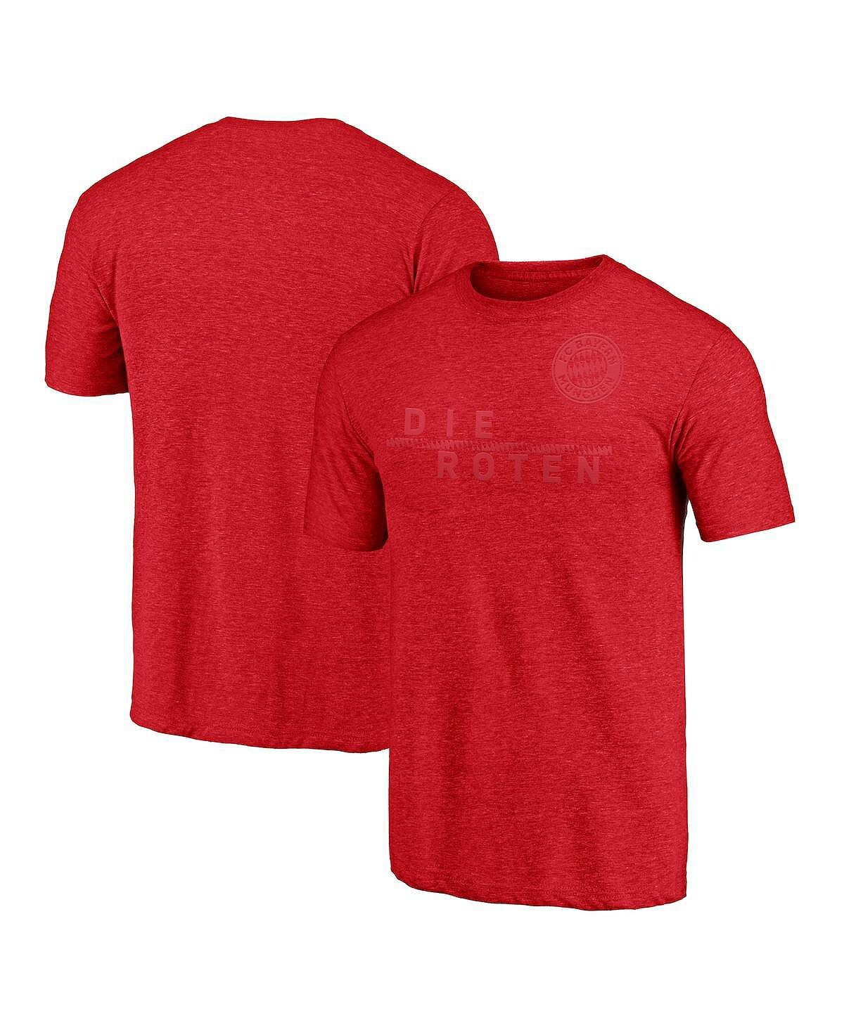

Мужская футболка heather red bayern munich the reds tri-blend Fanatics, мульти