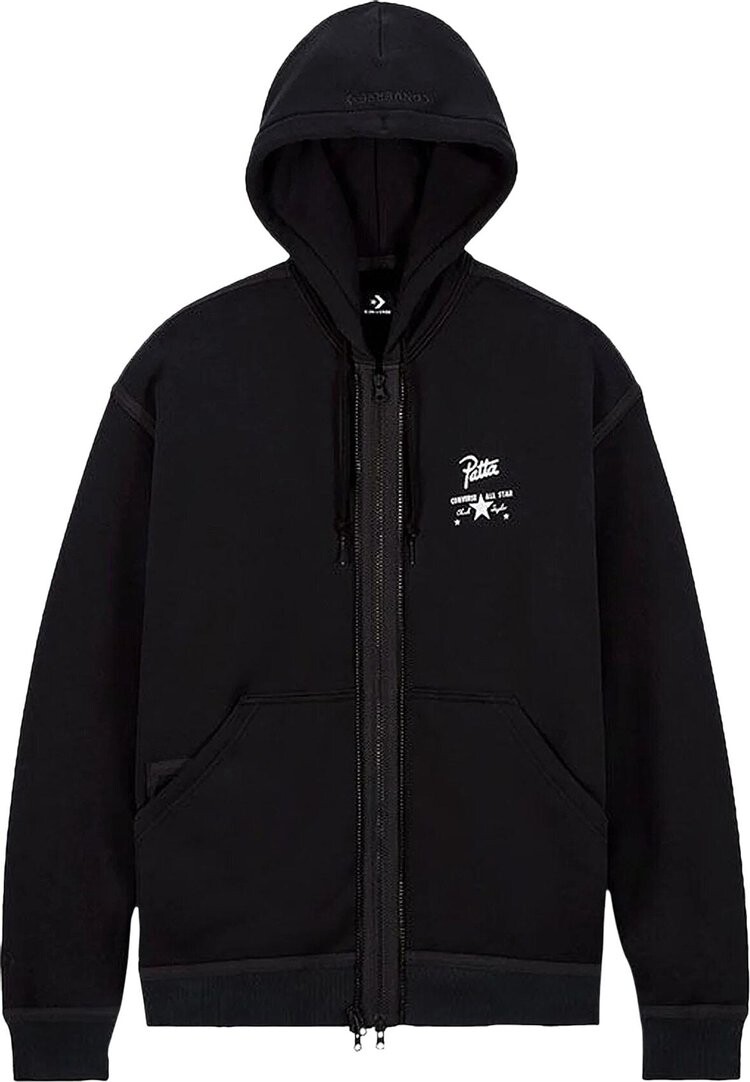 

Худи Converse x Patta Utility Fleece Hoodie Black, черный
