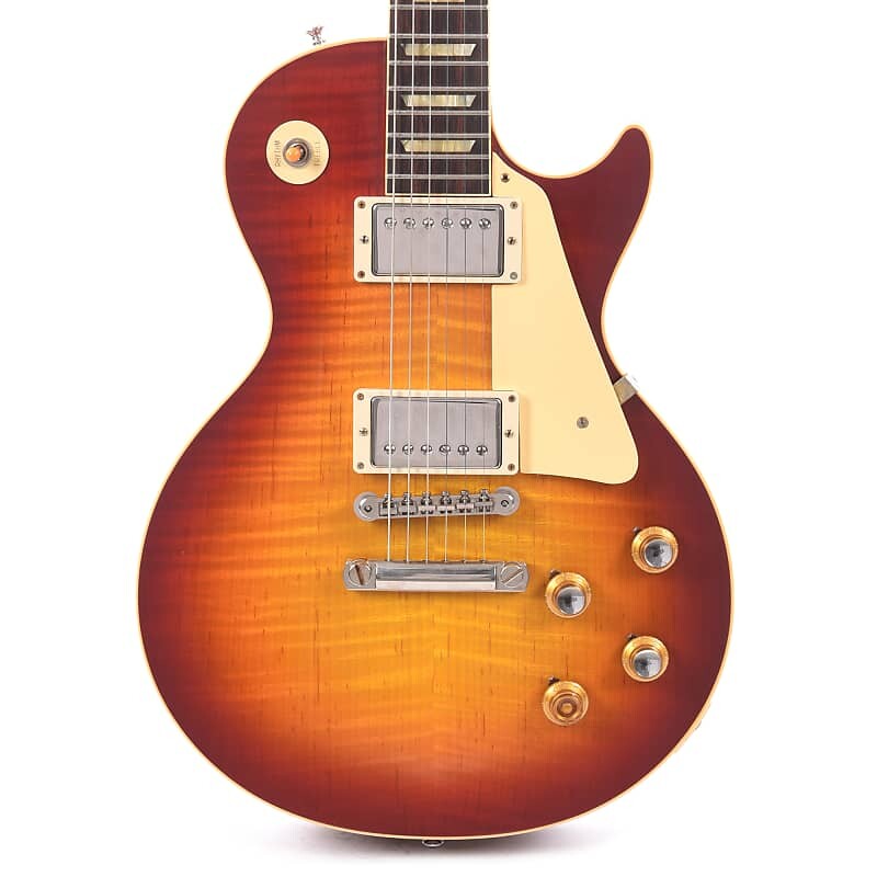 

Gibson Custom Shop 1960 Les Paul Standard "CME Spec" Heritage Cherry Sunburst VOS с грифом Scarface (серийный номер CME01139)