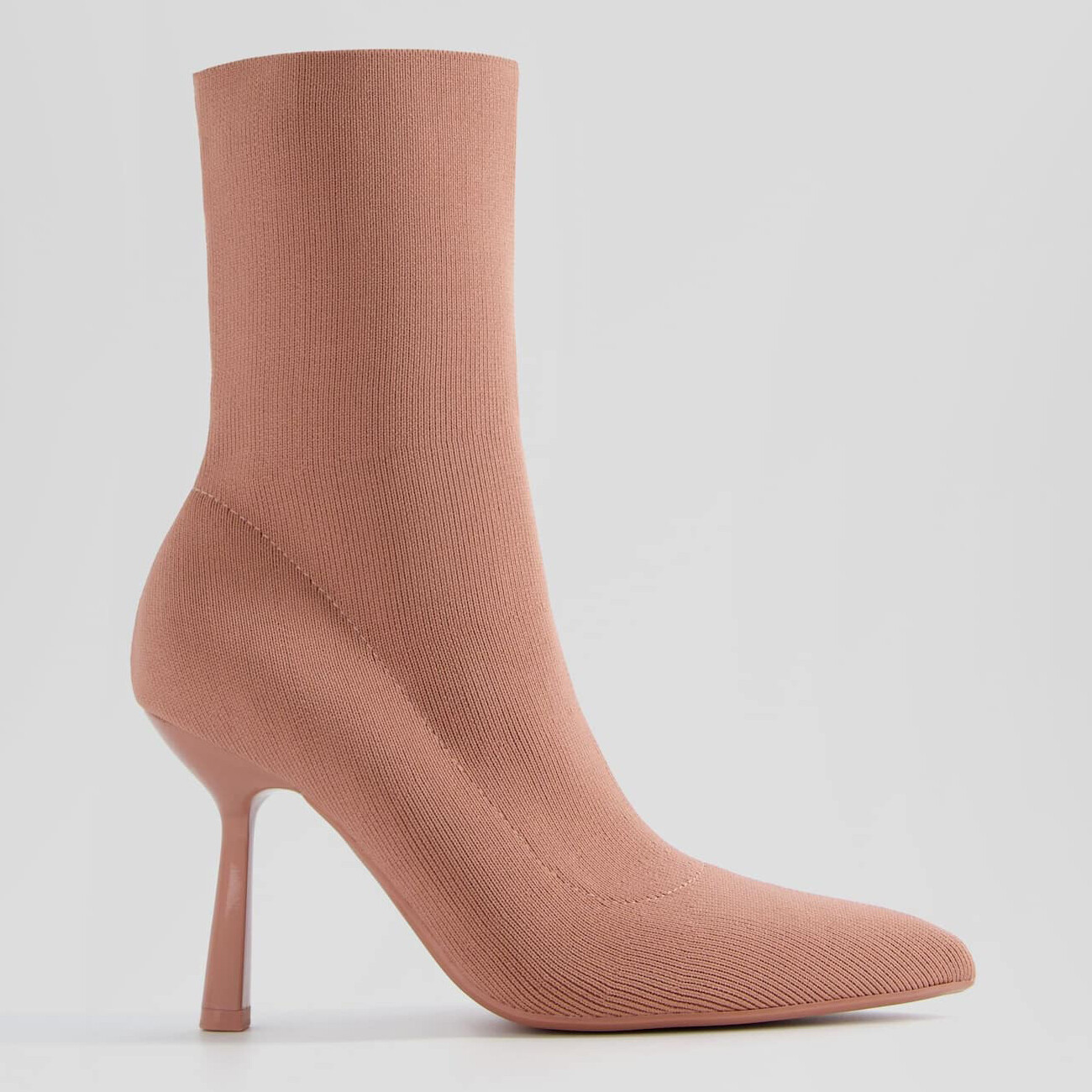

Ботильоны Bershka Fitted High-heel Ankle, розовый