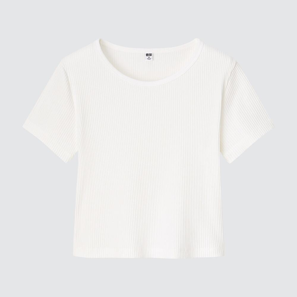 

Футболка хлопковая Uniqlo, молочный