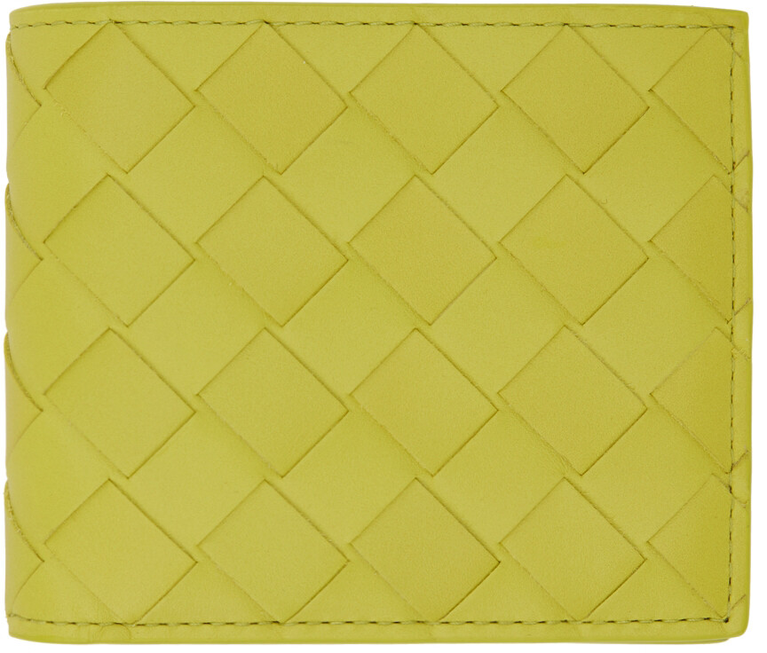 

Желтый бумажник Intrecciato Bifold Bottega Veneta