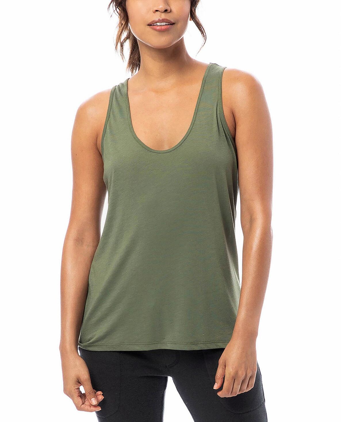 

Женская майка из облегающего джерси alternative apparel Macy's, зеленый