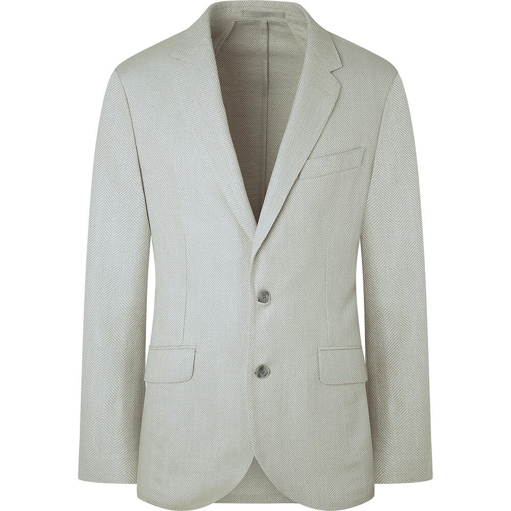 

Блейзер Hackett Knit Bold Herringbone, серый