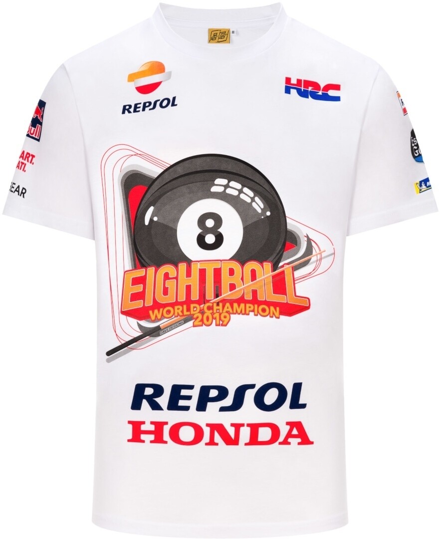 

Футболка GP-Racing 93 Eightball World Champion, белый