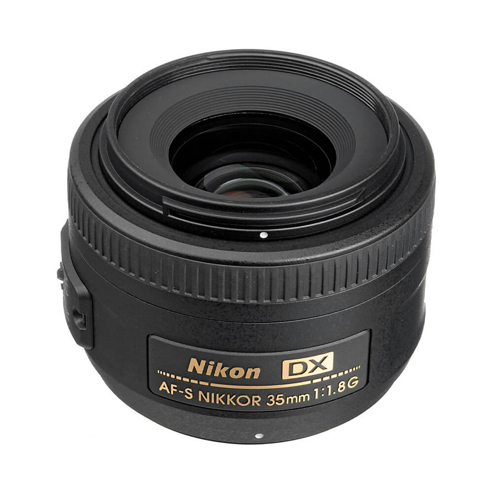 объектив для зеркального фотоаппарата nikon nikon 50mm f 1 8g af s nikkor Объектив Nikon AF-S DX 35mm f/1.8 G Nikkor