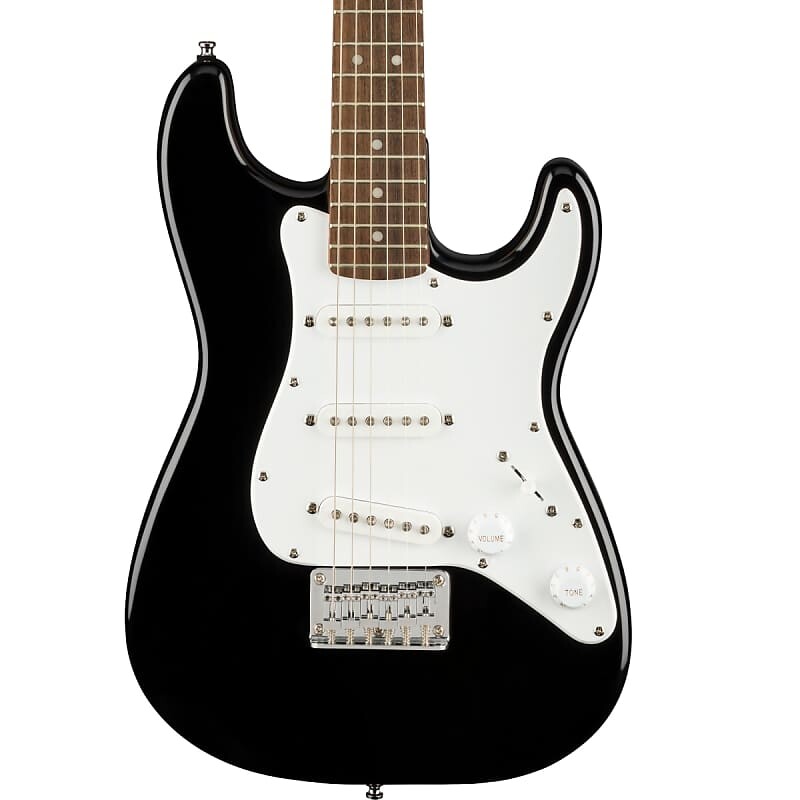 

Squier Mini Stratocaster - Лавровый гриф, черный