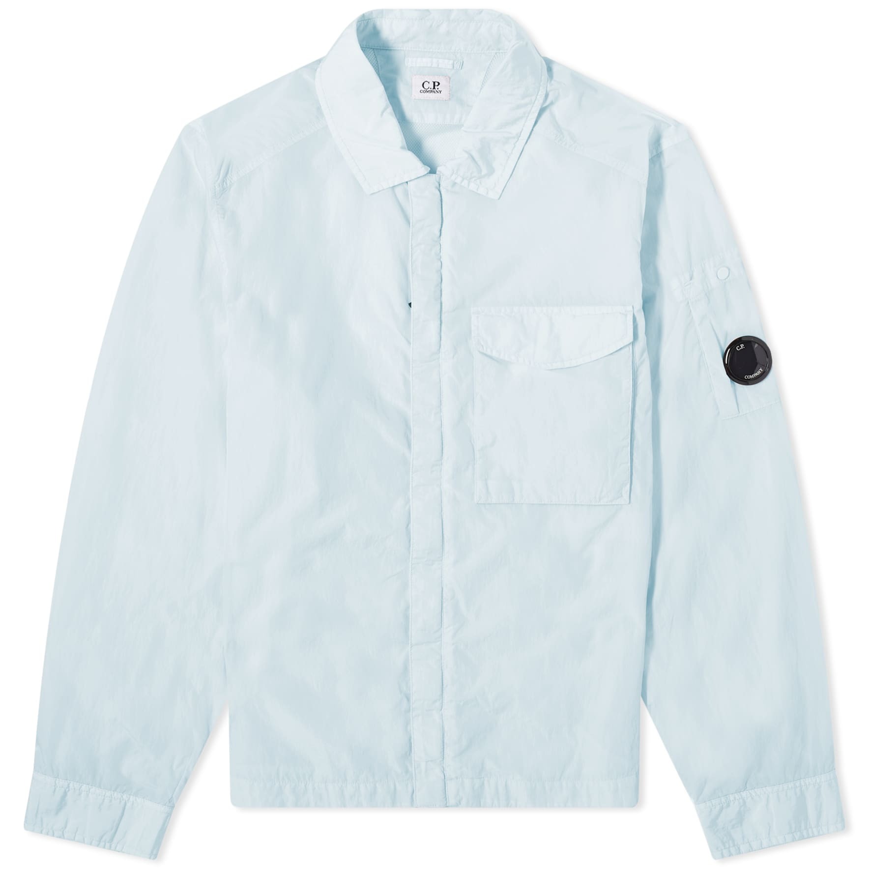 Куртка-рубашка C.P. Company Chrome-R Pocket, голубой куртка рубашка c p company chrome r pocket черный