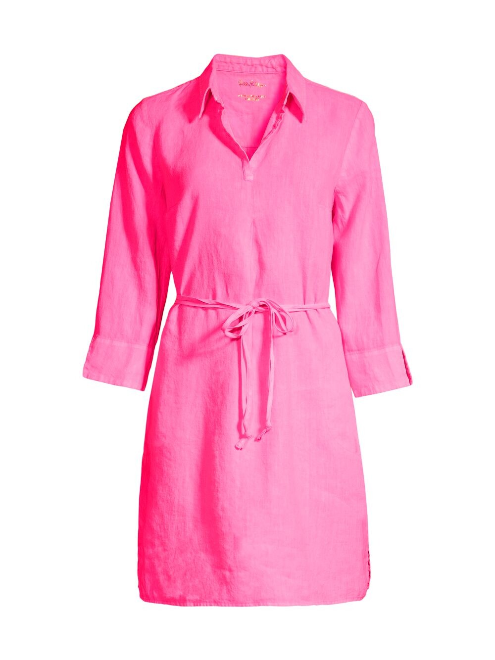 

Льняное платье-туника Pilar Lilly Pulitzer, розовый