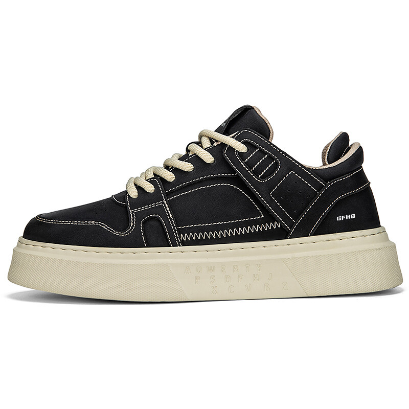 

Кроссовки мужские Lifestyle Shoes Men Low-Top Kung Fu Partners, цвет Black/Beige