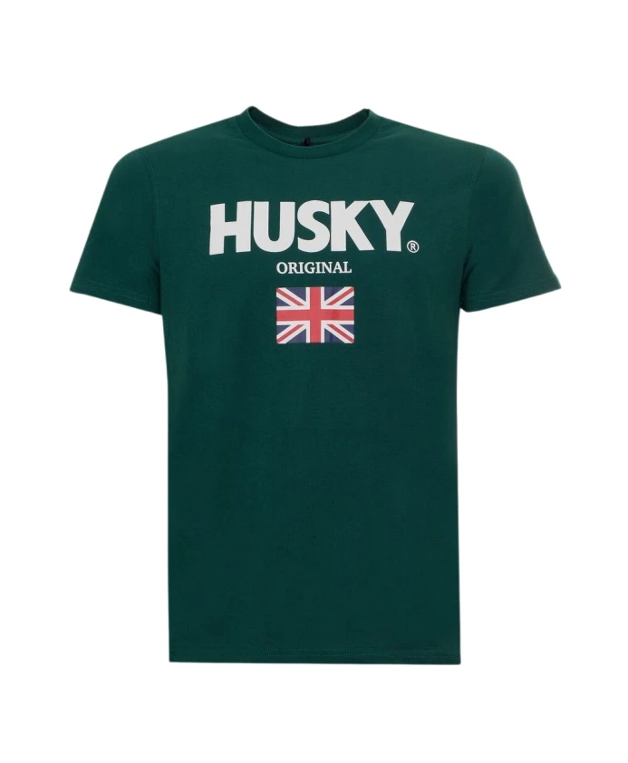 

Хлопковая футболка с короткими рукавами Husky Original, зеленый