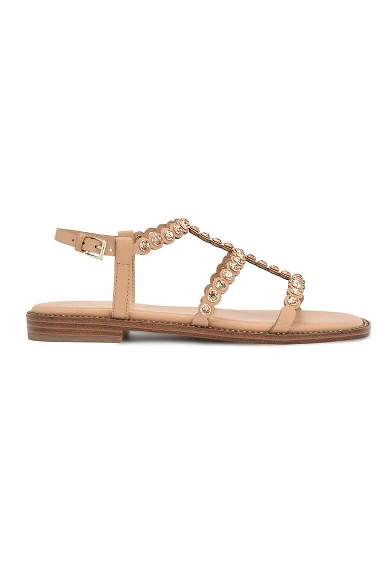 

Босоножки Emely с декоративными камнями Nine West, бежевый