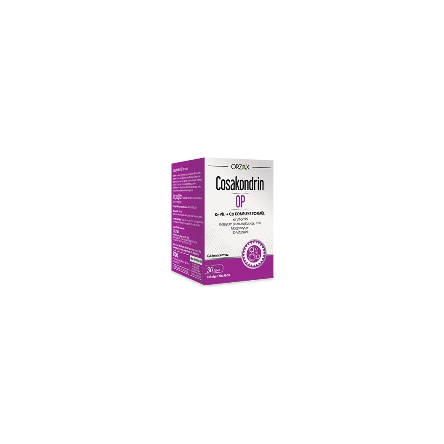 Пищевая добавка Orzax Cosakondrin Op, 30 таблеток таблетки orzax cosakondrin plus комплексная формула 60 таблеток