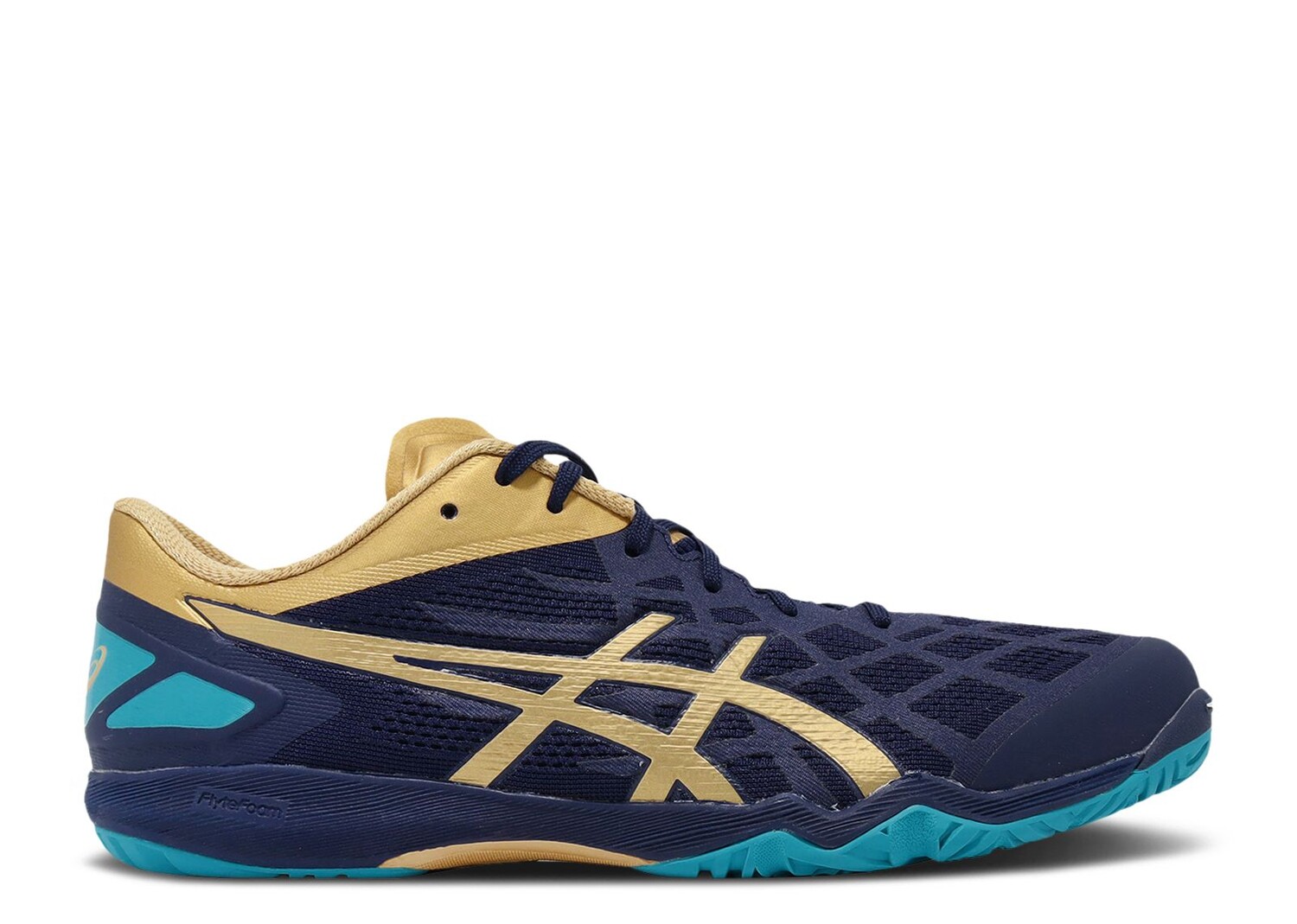 

Кроссовки ASICS Attack Dominate Ff 2 'Peacoat Pure Gold', синий