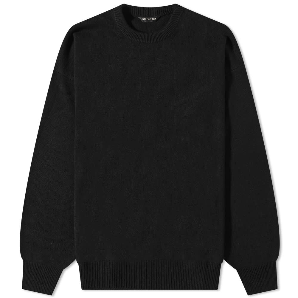 

Деталь сзади Logo Crew Кашемировый трикотаж Balenciaga