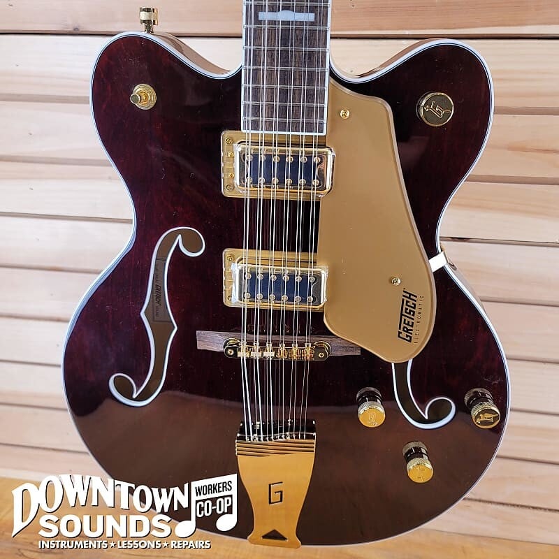 

Gretsch G5422G-12 Electromatic Classic Double Cut 12-String - Морилка под грецкий орех G5422G-12 ELECTROMATIC 12 STRING - WALNUT STAIN