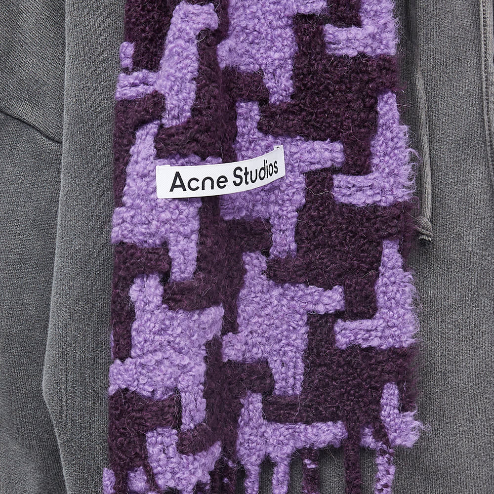 Шарф Acne Studios Vadik Houndstooth Scarf