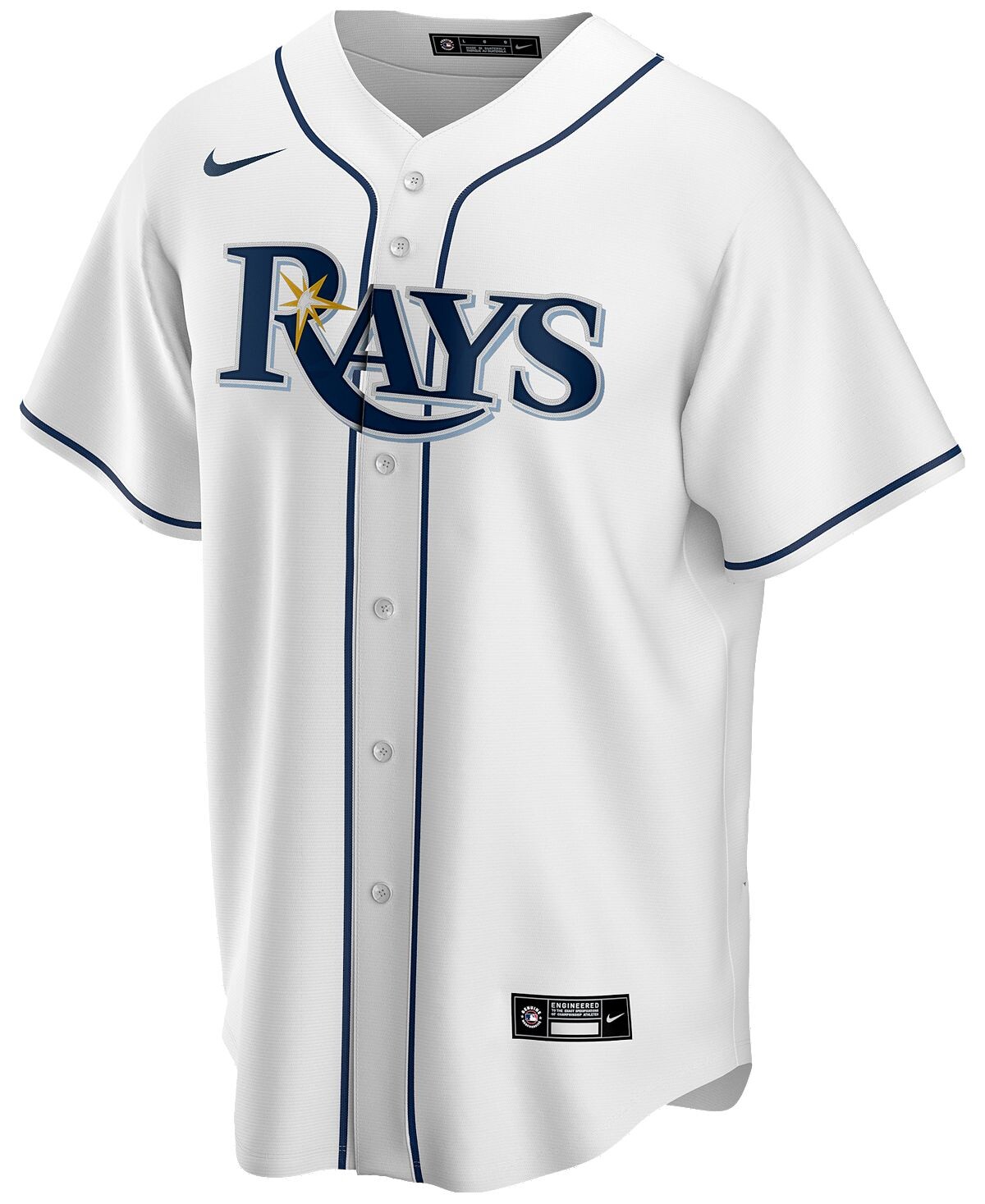 

Официальная пустая копия мужского трикотажа tampa bay rays Nike, белый