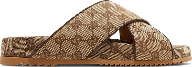 

Кроссовки Gucci GG Slide Sandal Beige, бежевый