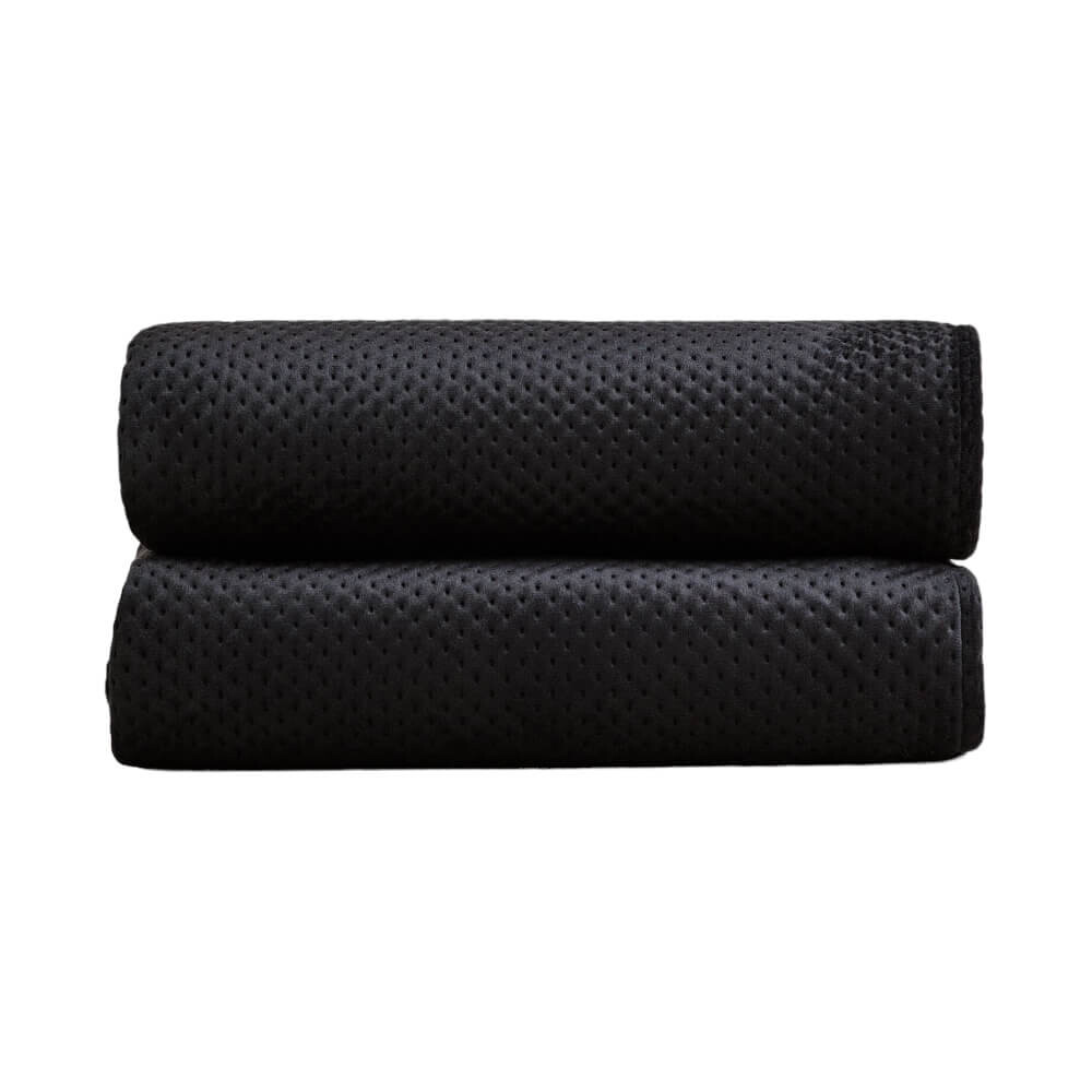 

Покрывало Zara Home Textured Velvet, черно-синий