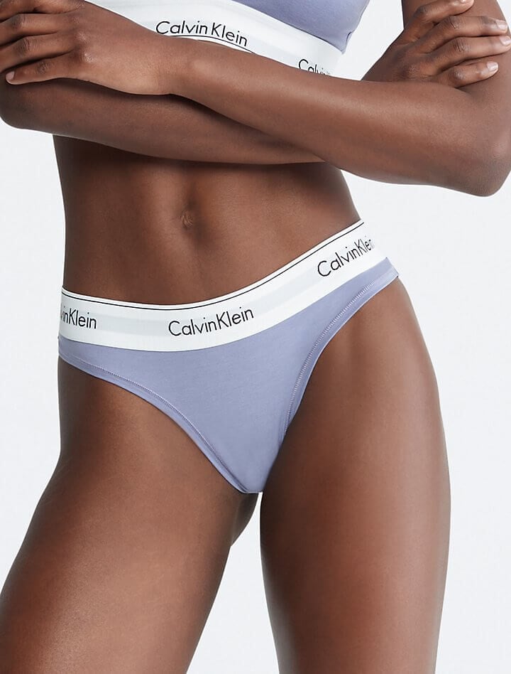 

Стринги Calvin Klein Modern Cotton, фиолетовый