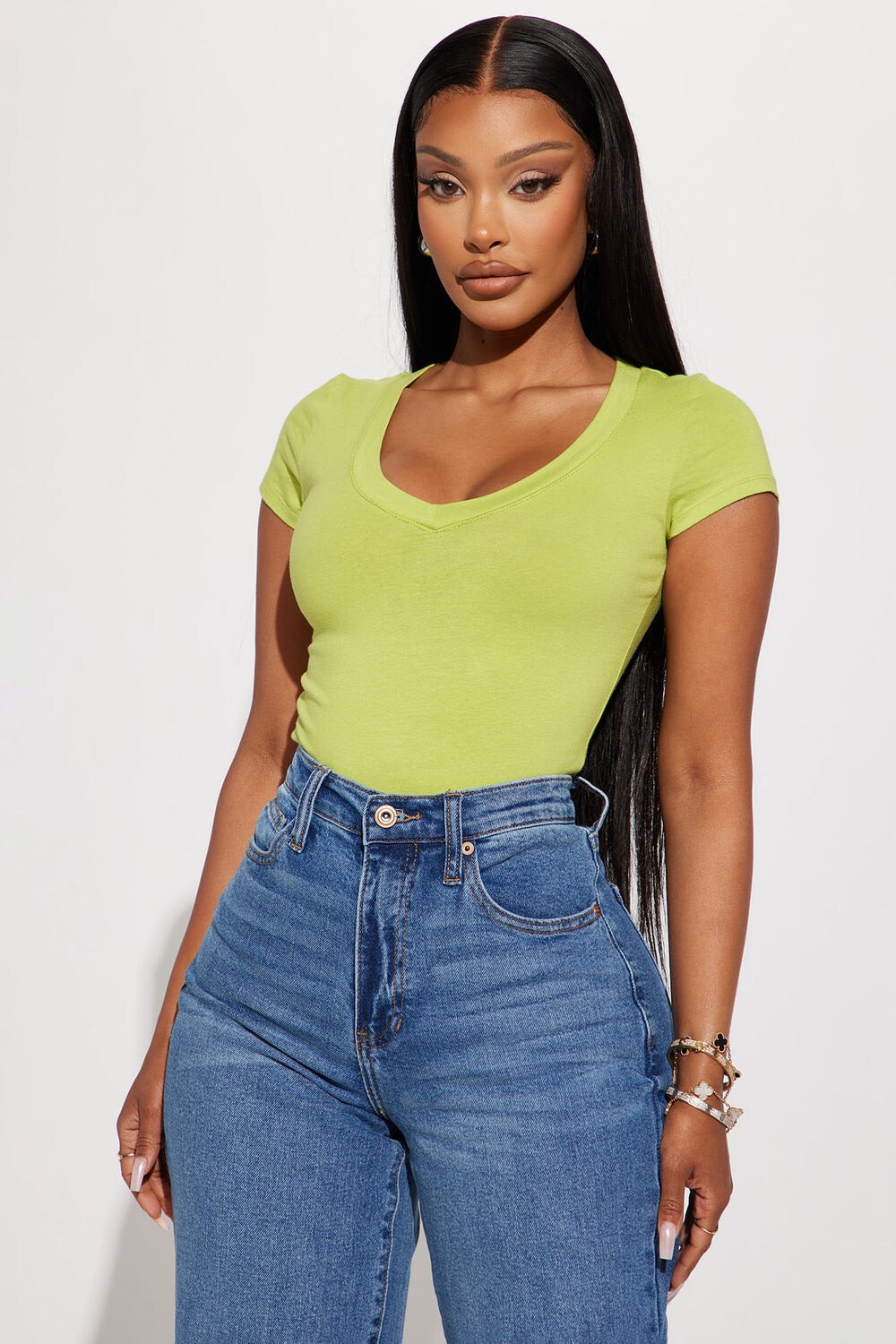 

Футболка Fashion Nova 65000, зеленый