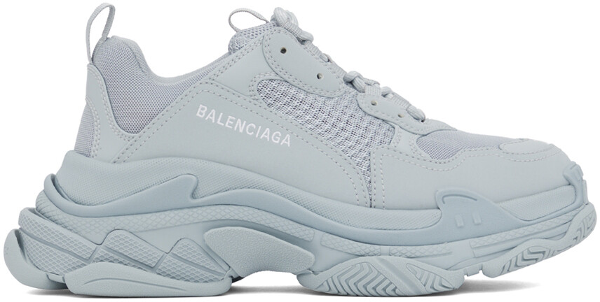 

Синие кроссовки Triple S Balenciaga