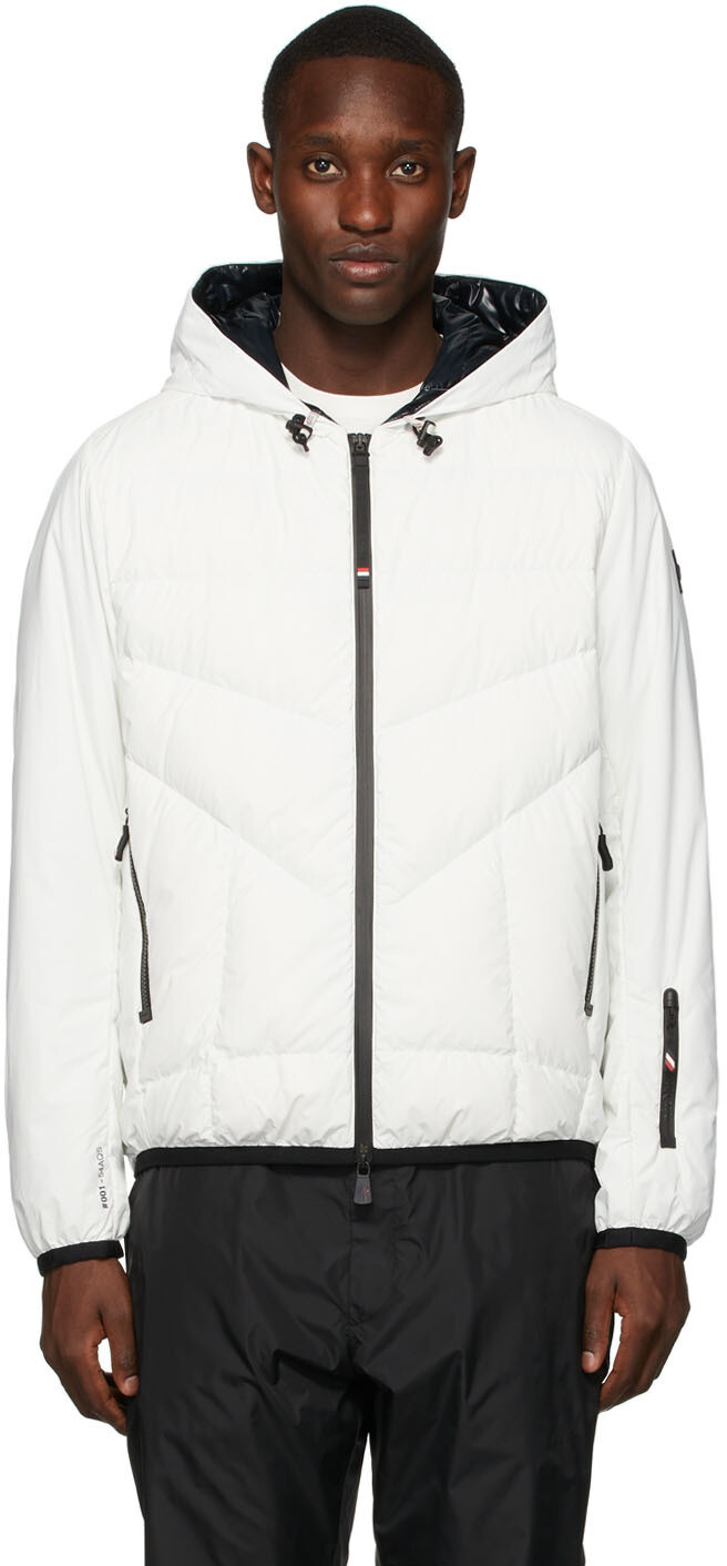 

Белый пуховик Daynamic Porossan Moncler Grenoble